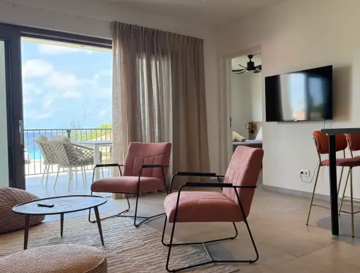 Livingroom with seaview