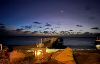 Chachacha beachfront by night Kralendijk Bonaire